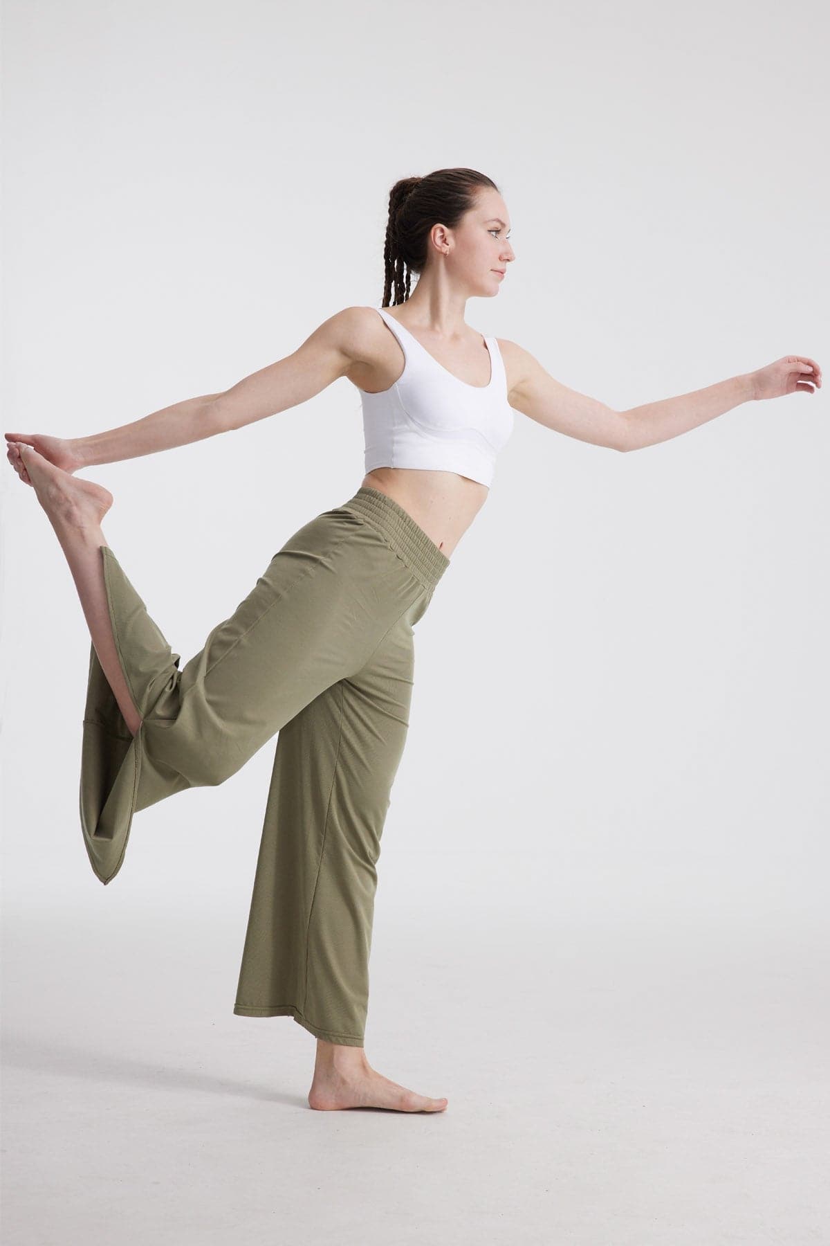 Freeday Placid Slit Flared Pant-Pollypark