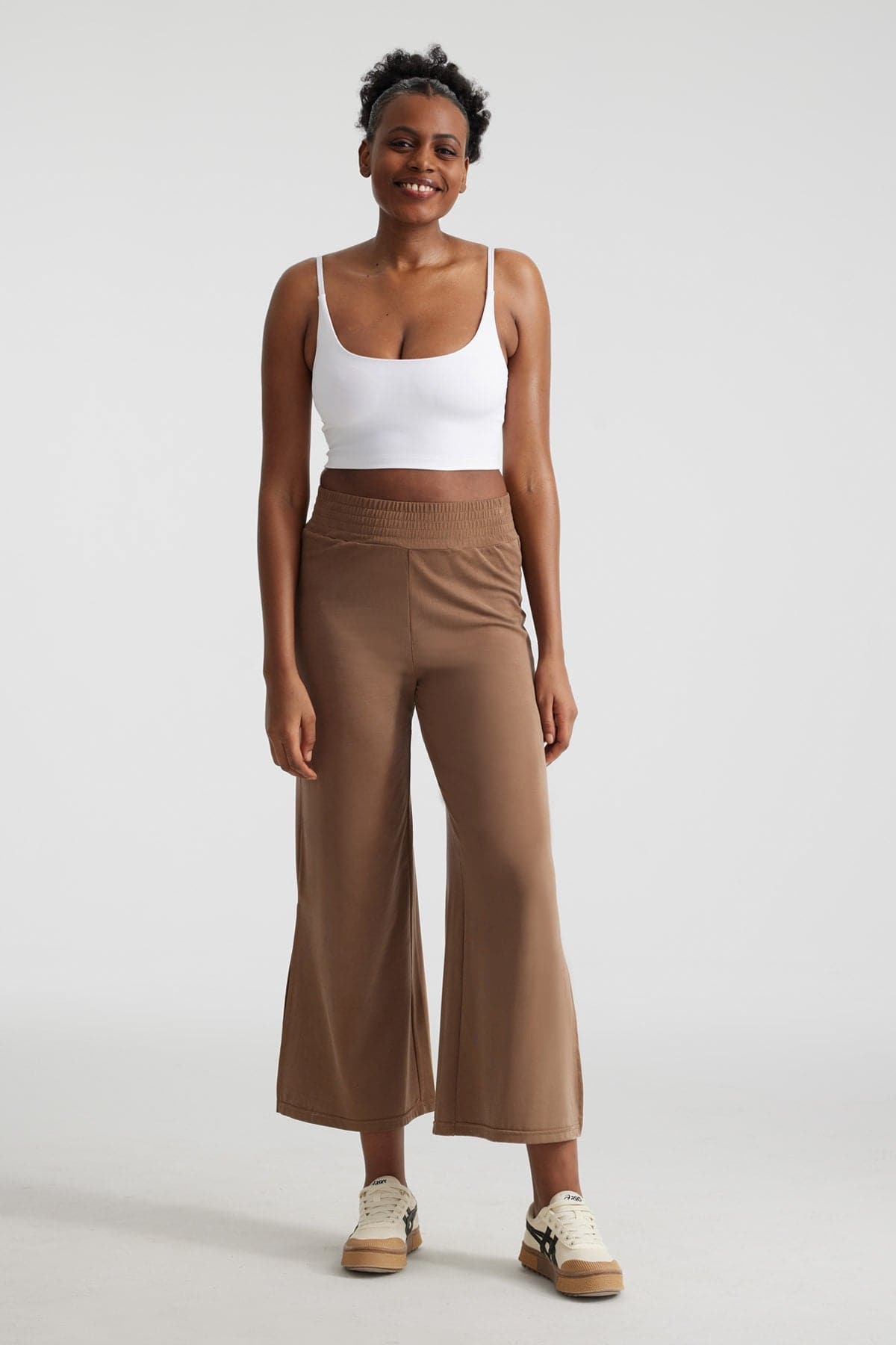 Freeday Placid Slit Flared Pant-Pollypark