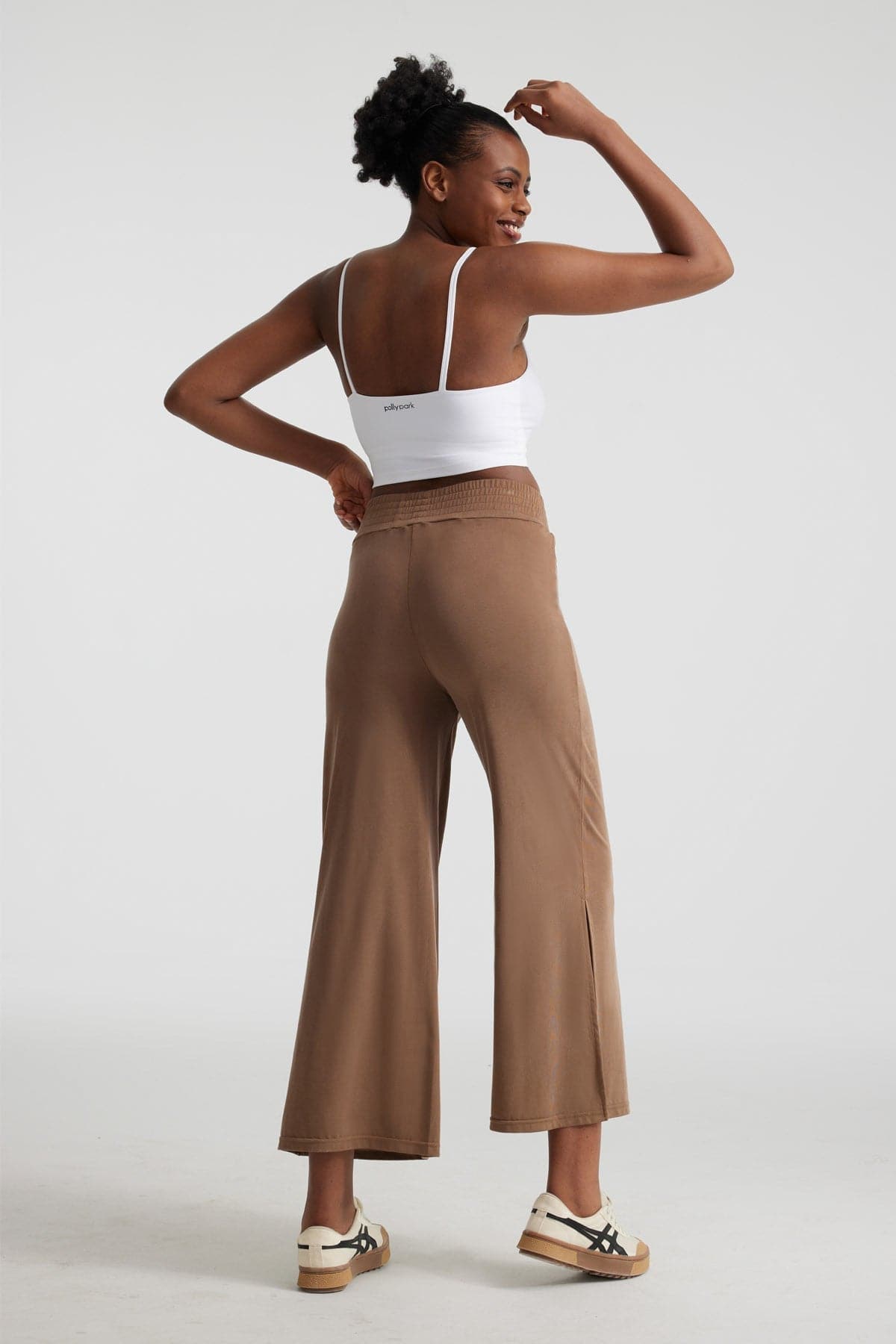 Freeday Placid Slit Flared Pant-Pollypark