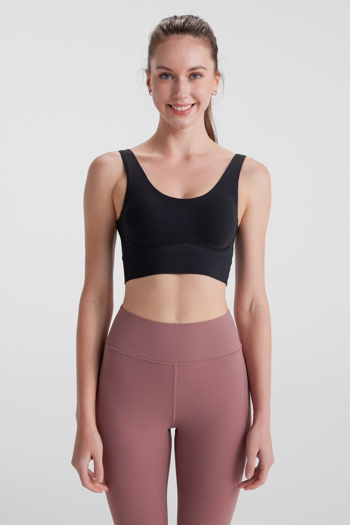Belleza Mesh Cutout Sports Bra-Pollypark
