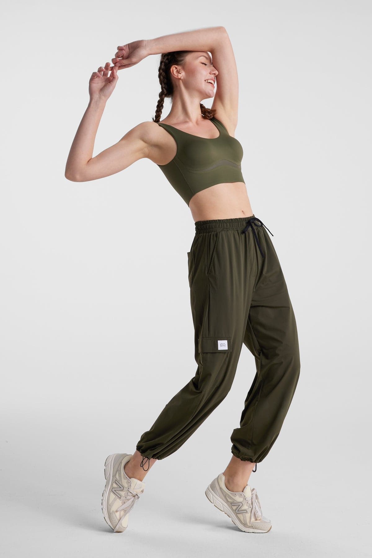 Belleza Mesh Cutout Sports Bra-Pollypark