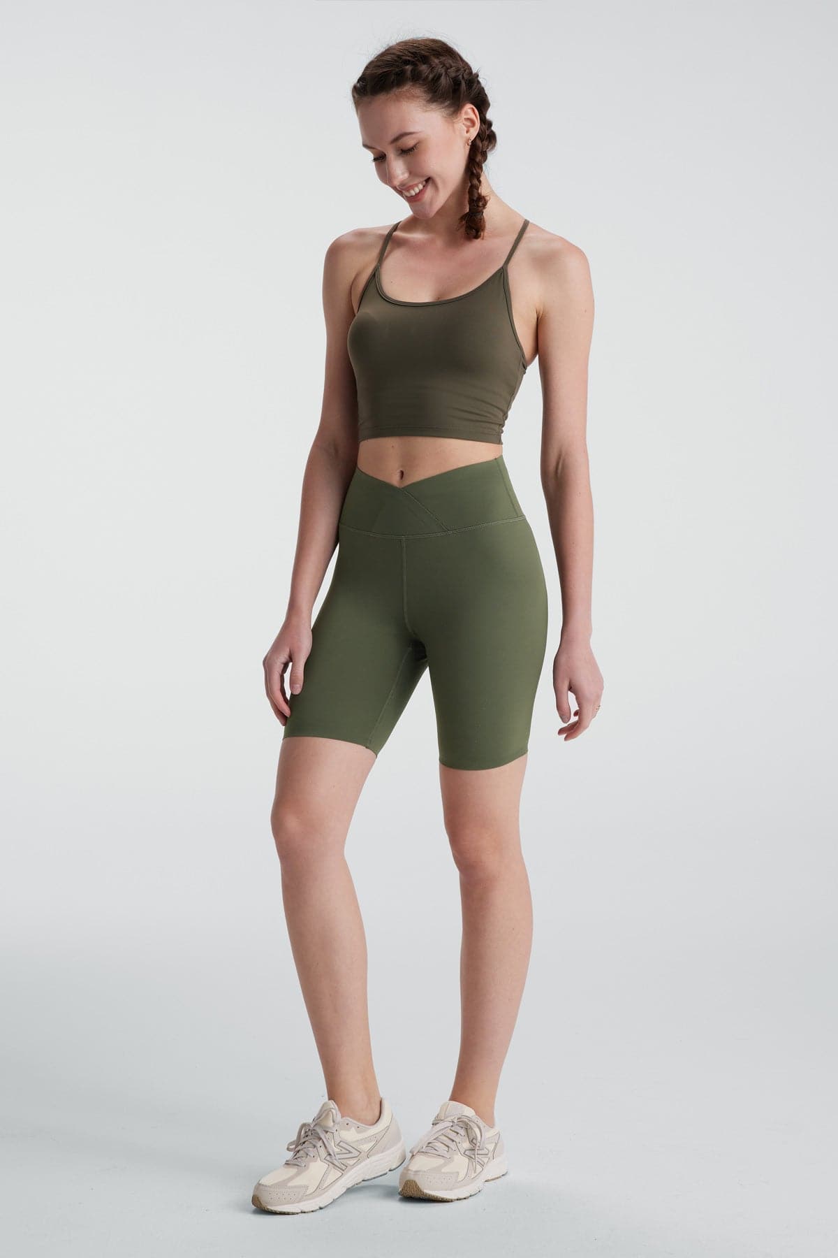 Belleza V Waist 8" Biker Short-Pollypark