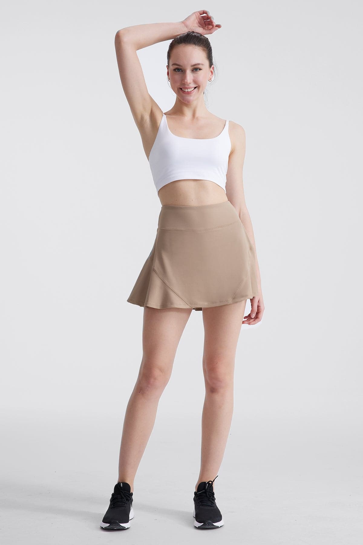 Freeday 2 in 1 Wavy Mini Skirt-Pollypark