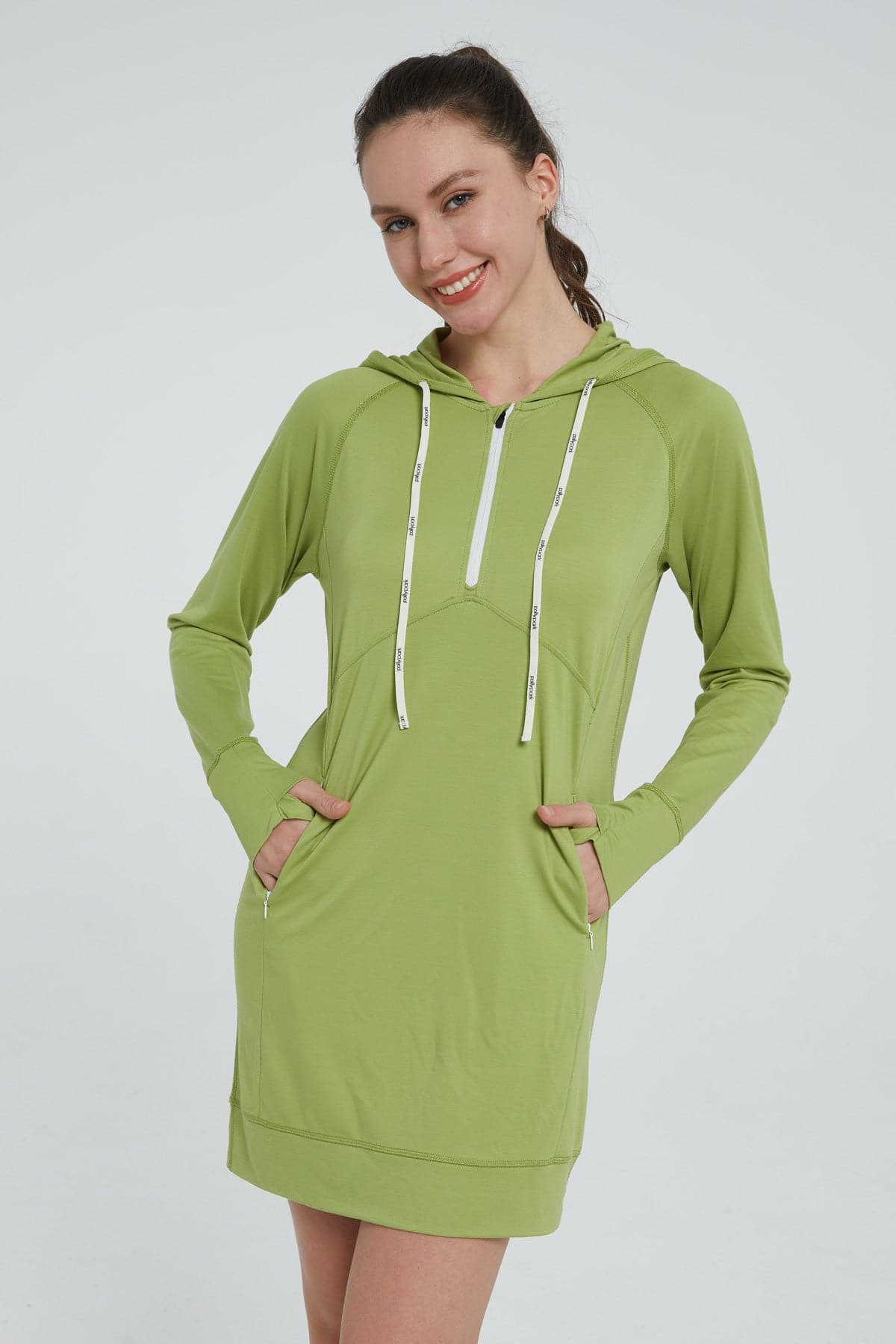 Freeday Chic Hoodie Dress-Pollypark