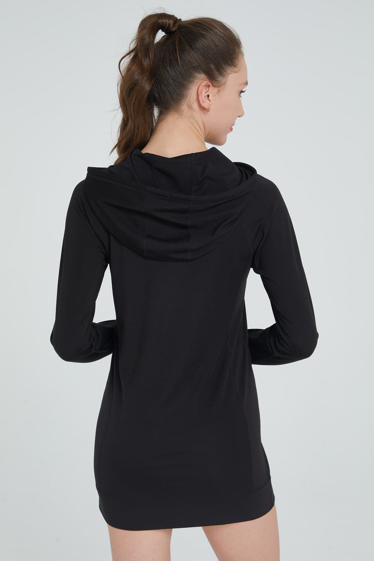Freeday Chic Hoodie Dress-Pollypark