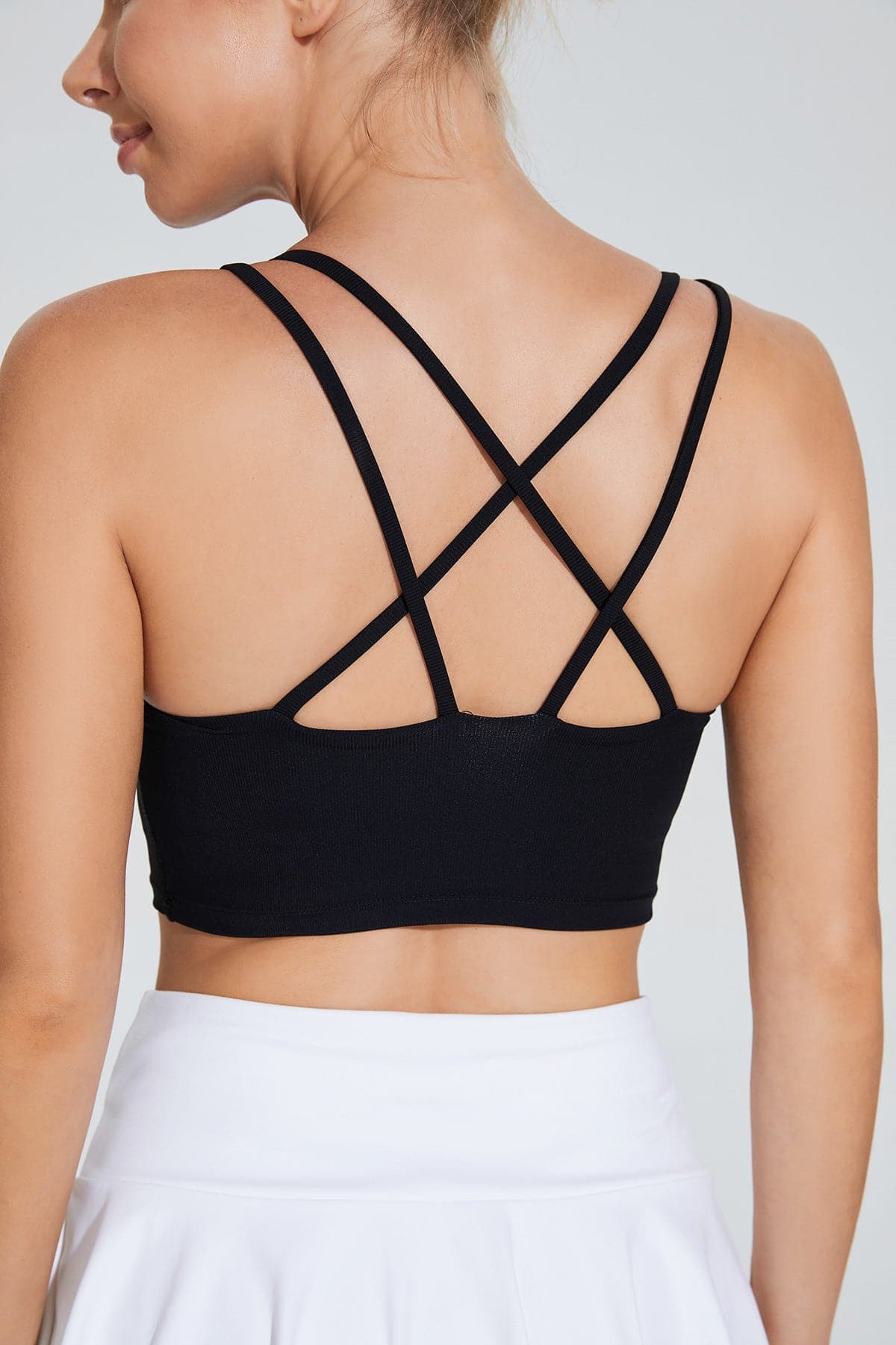 Belleza Criss Cross Sports Bra-Pollypark