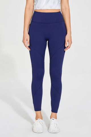Pollypark ribbed yoga pants with pockets full length