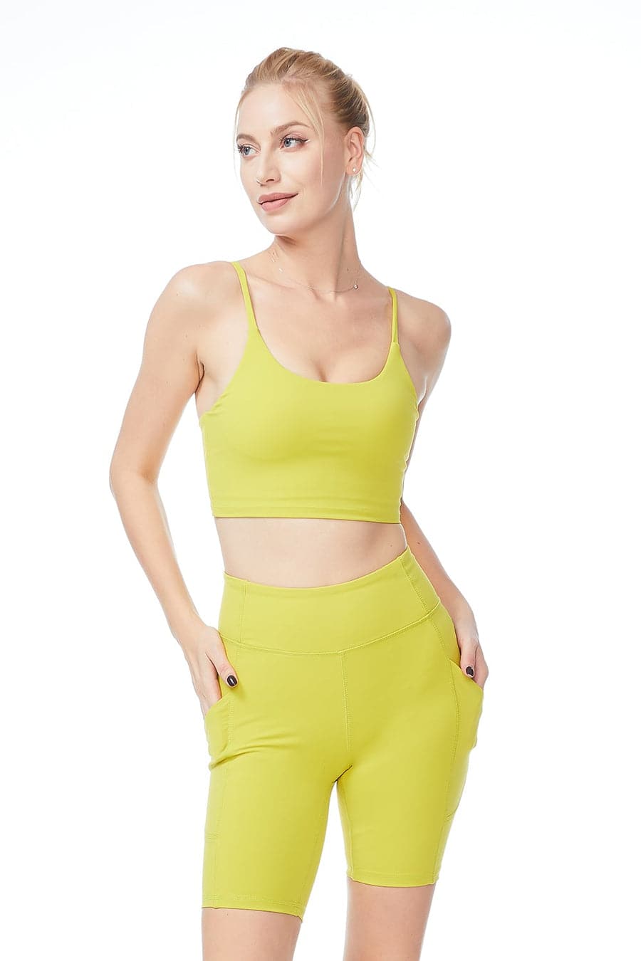 Pollypark spaghetti straps bra light support