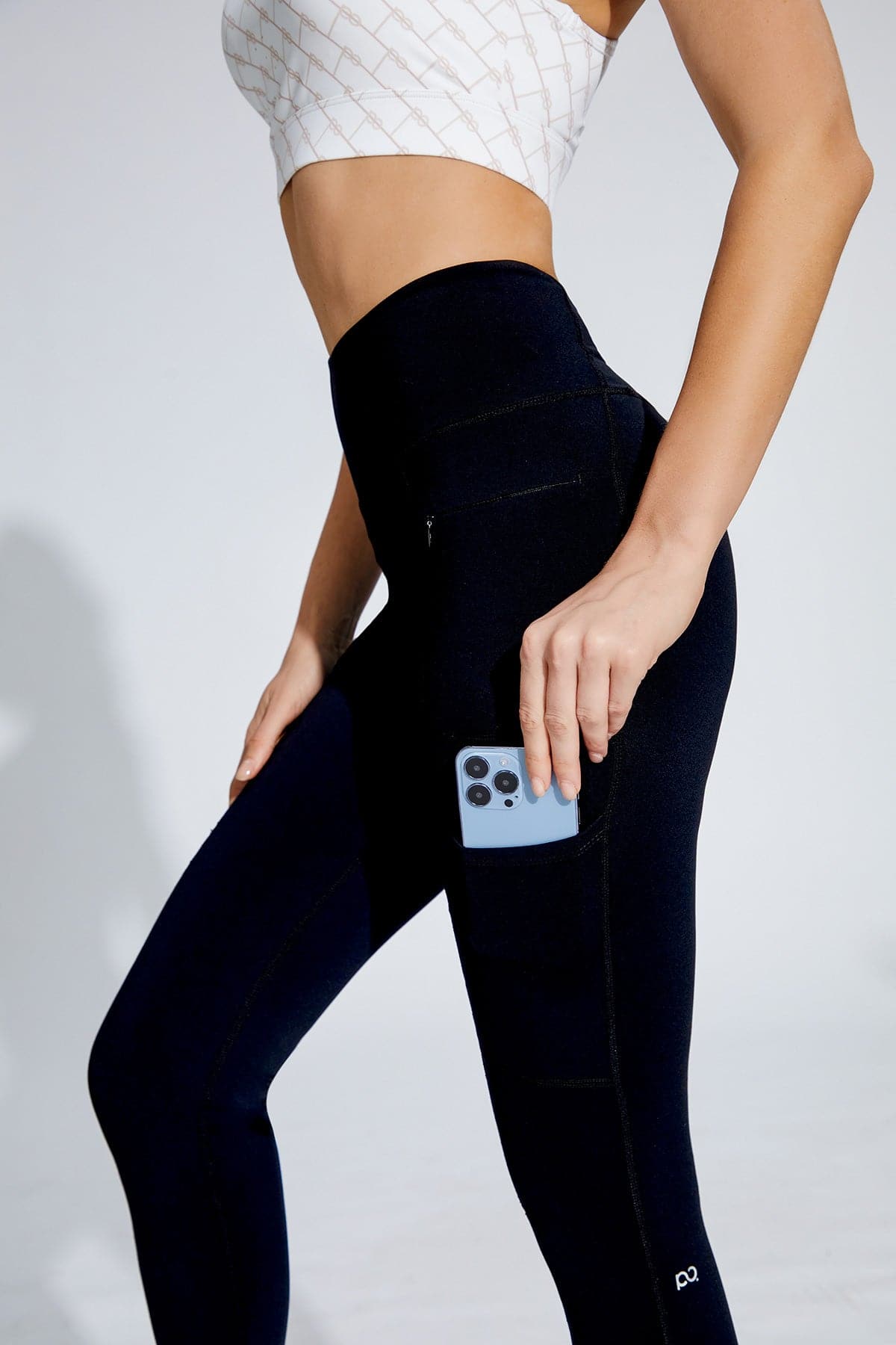 Cotton-like Multi-pockets 7/8 Legging-Pollypark